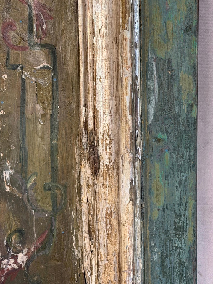 Pair of 19th C. Italian Venetian Baroque Boiserie Doors