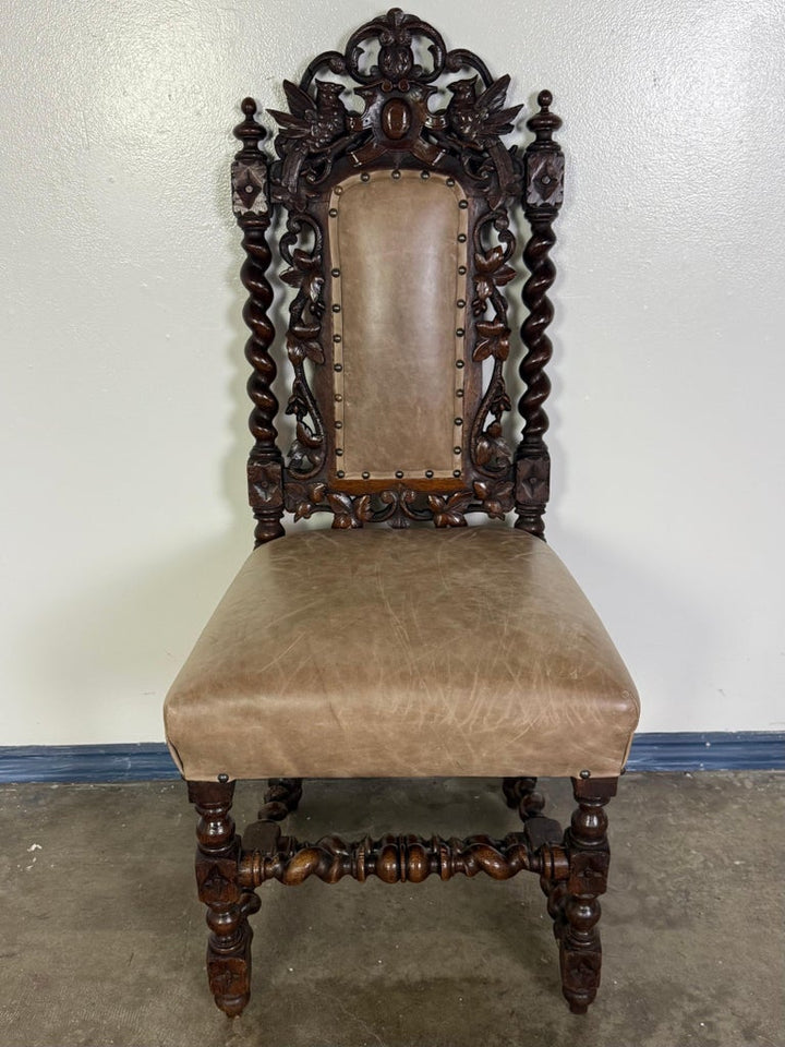 Set of Six 19th C. Renaissance Revival Dining chairs