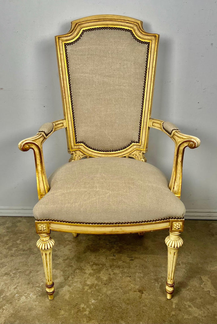 Set of Eight Neoclassical Style Dining Chairs