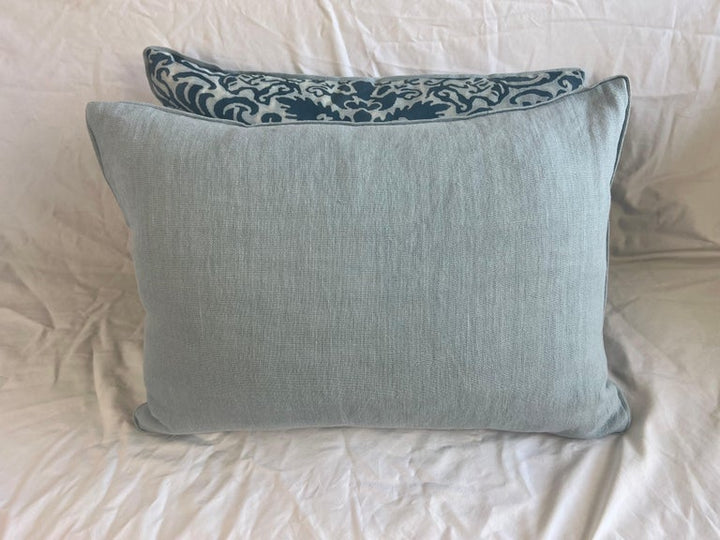 Pair of Blue Fortuny Pillows