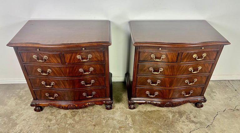 Pair of Heritage Federal Style Chests of Drawers