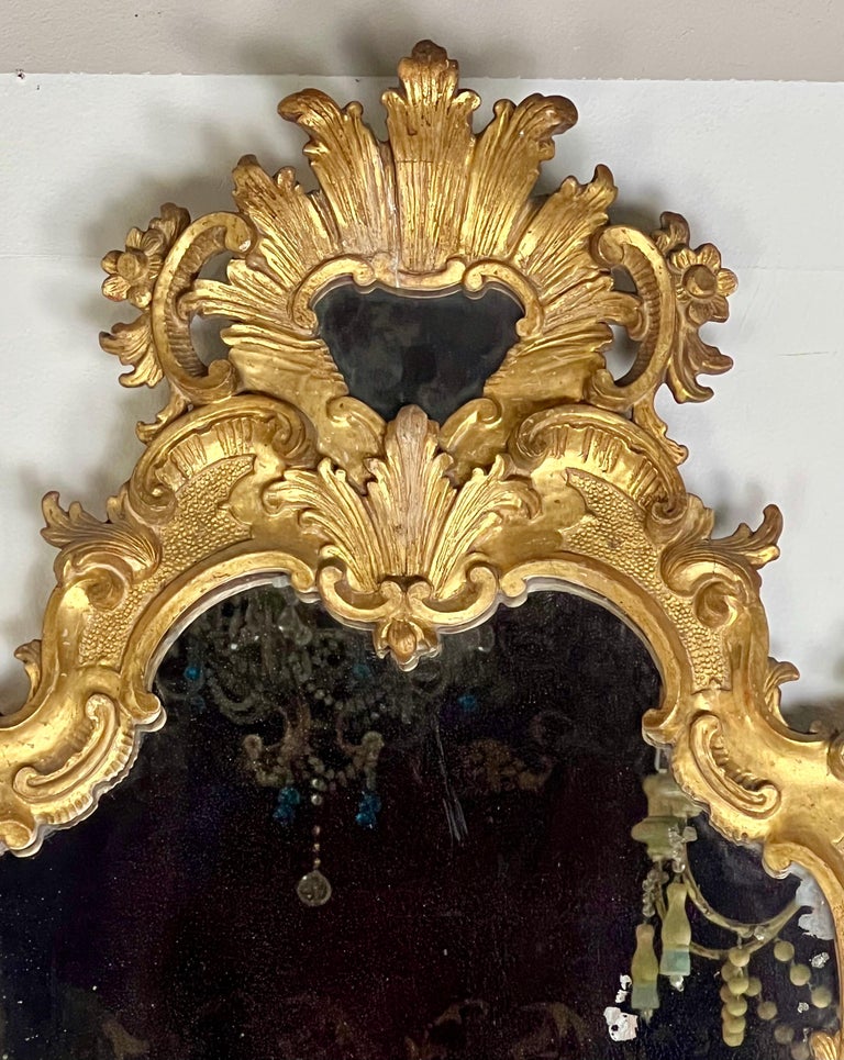 19th century Italian Carved Giltwood Mirrors