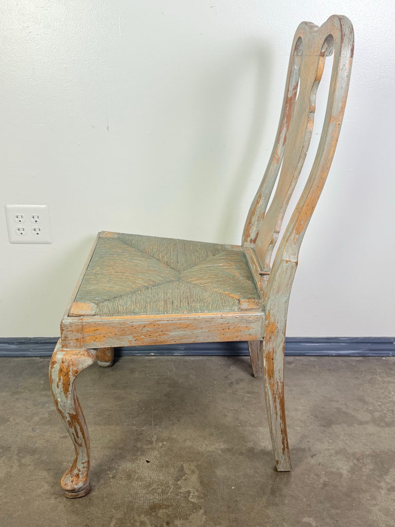 Set of Eight Queen Anne Dining Chairs