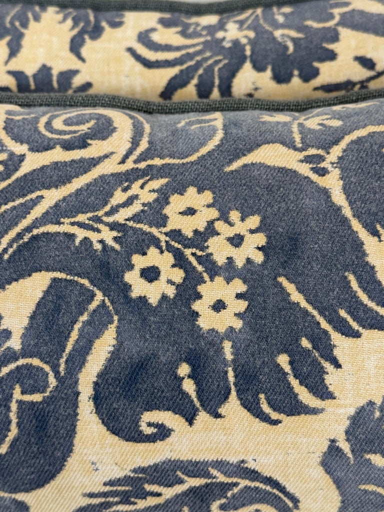 Custom Fortuny Lumbar Pillows by Melissa Levinson, Linen &amp; Cotton, USA