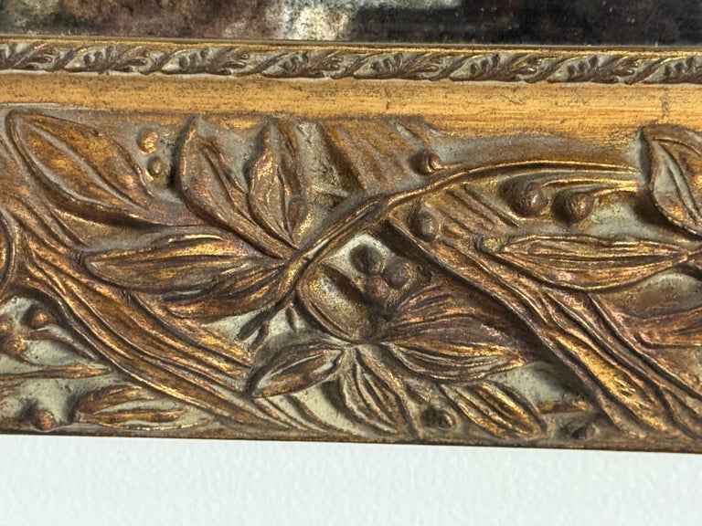 Italian Painted and Parcel-Gilt Mirror, 19th Century