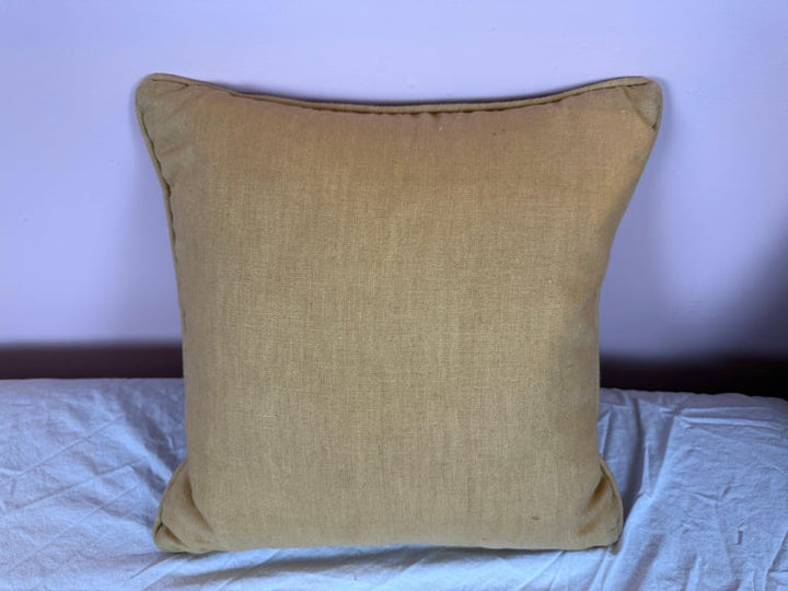 Gold Stenciled Nomi Pillow