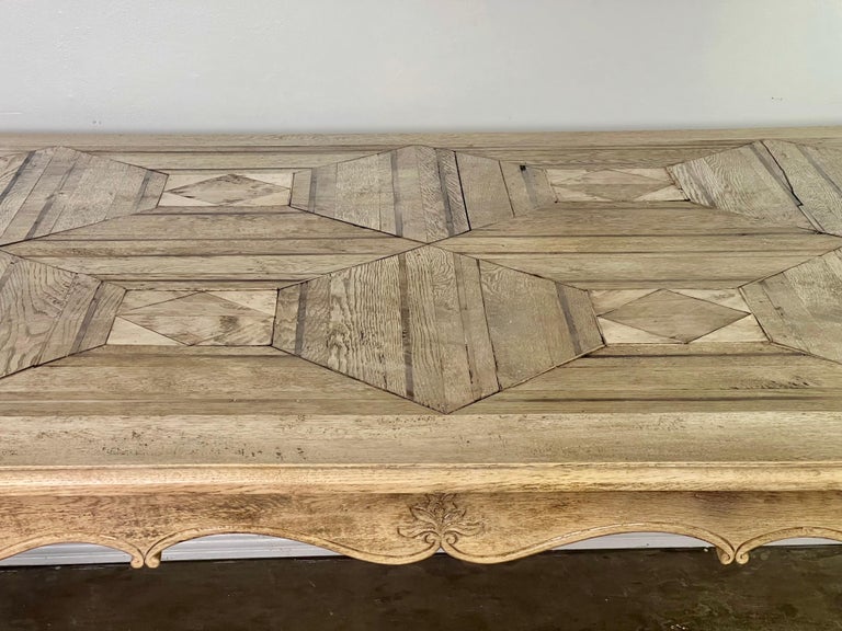 19th Century French Parquetry Dining Table