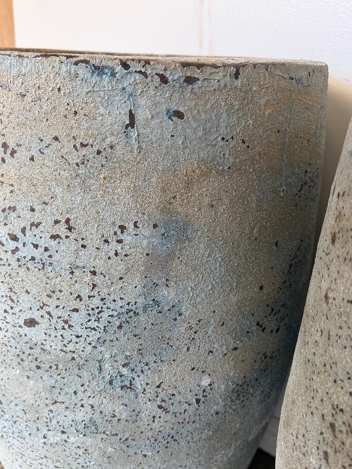 Atelier Vierkant Style Terra Cotta Planters-Pair