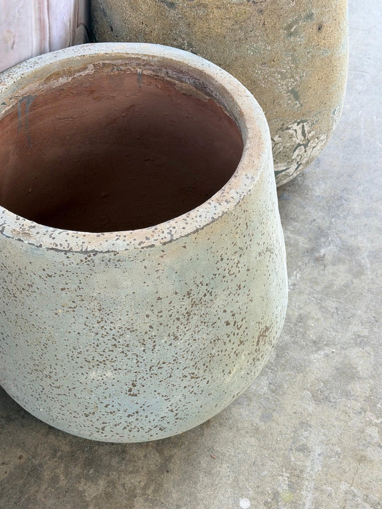 Pair of Monumental 20th Century Terra Cotta Garden Urns