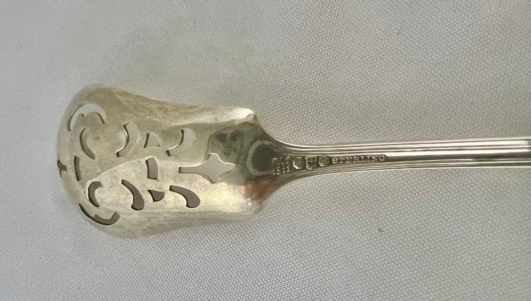 English Sterling Silver Serving Spoon