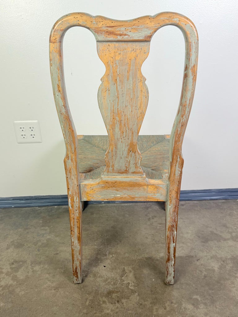 Set of Eight Queen Anne Dining Chairs