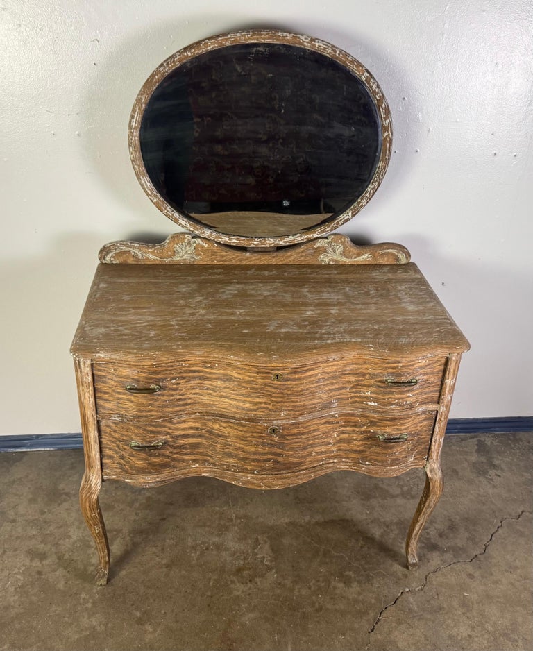French Provincial Style Dresser w/ Mirror