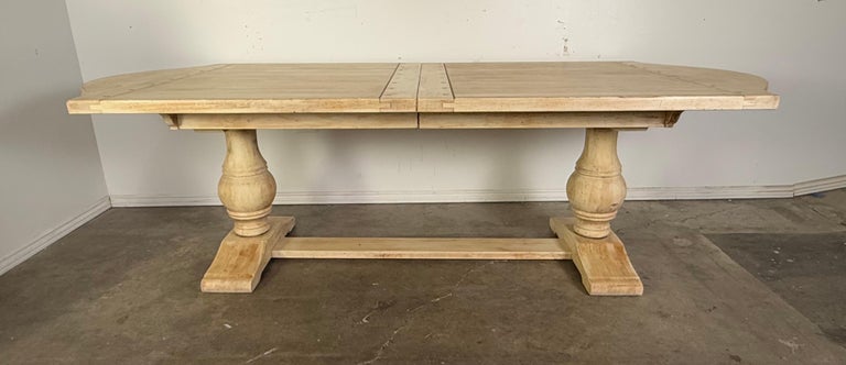 Spanish Style Refractory Table w/ Leaf Extension C. 1930's