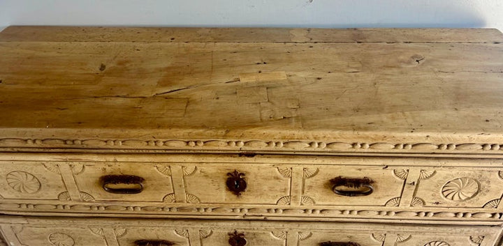 Monumental 18th Century Italian 3-Drawer Commode