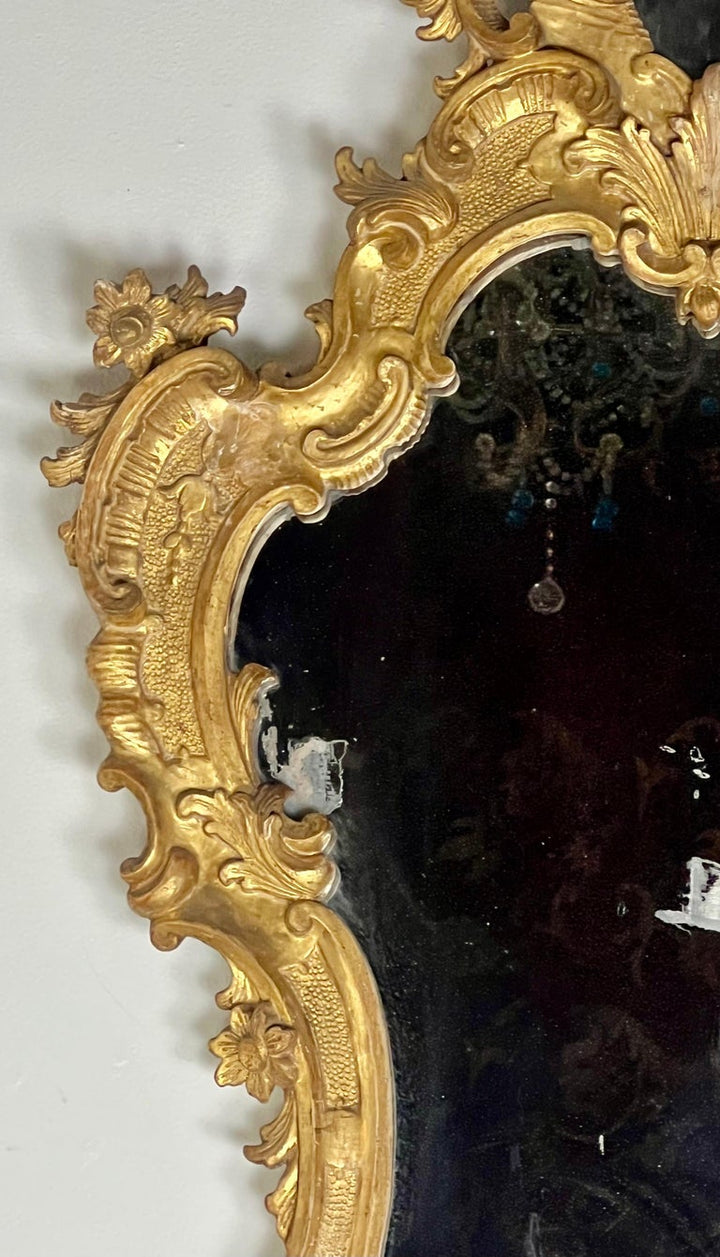 19th century Italian Carved Giltwood Mirrors