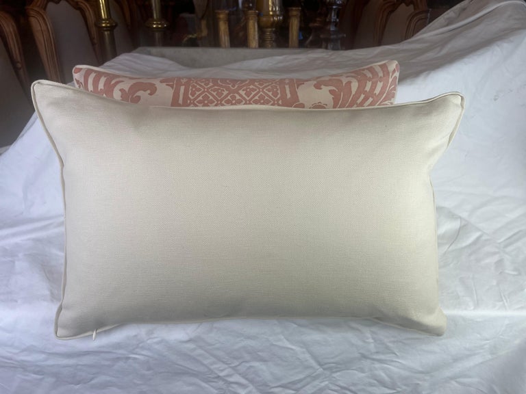 Pair of Carnavalet Patterned Fortuny Pillows