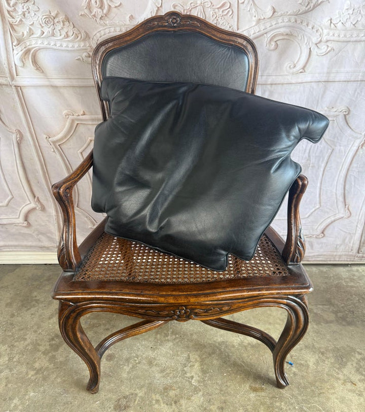 Eight French Provincial-style dining chairs