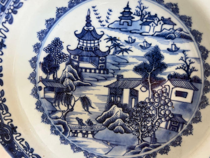 18th C. Blue & White Chinese Export Plate