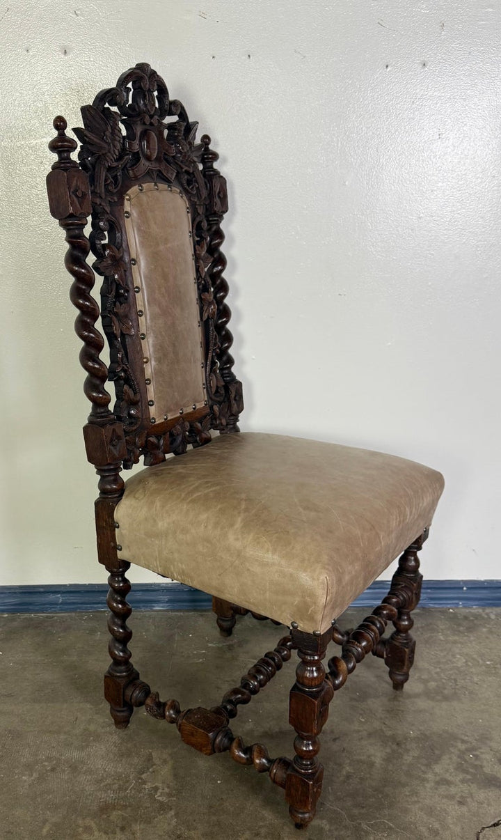 Set of Six 19th C. Renaissance Revival Dining chairs