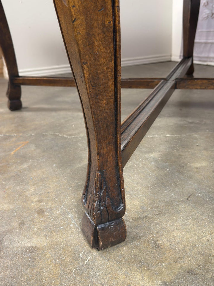 Monumental French Parquet of Versailles Convertible Dining Table