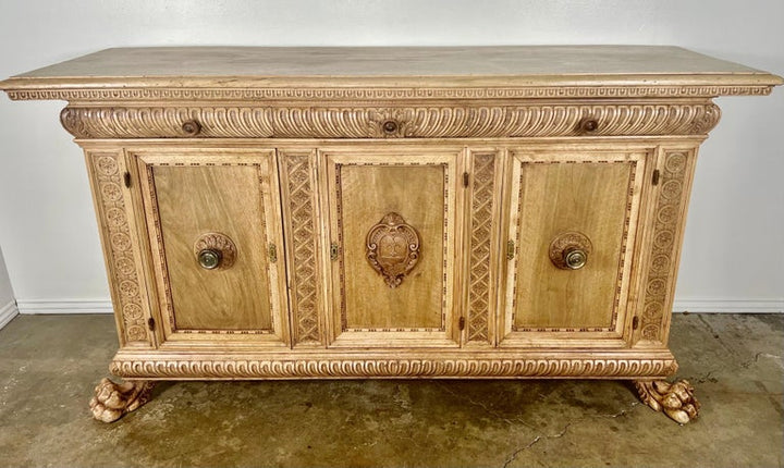 Early 19th Century French Bleached Walnut Credenza