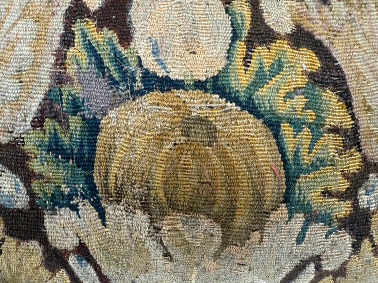 17th C. Flemish Tapestry Pillow