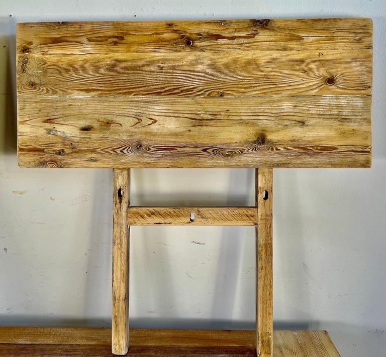 19th. C. Italian Tuscan Style Bleached Walnut Dining Table w/ Leaves