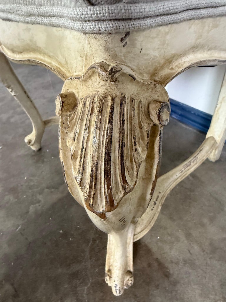 Set of Eight French Louis XV Style Dining Chairs