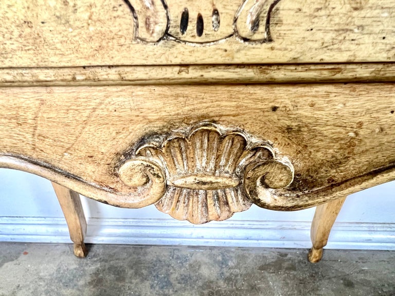 Pair of French End Table w/ Drawers and Granite Tops C. 1930's