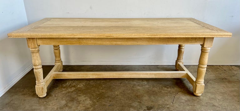 Spanish Dining Table W/ Coordinating Carved Benches C. 1930's