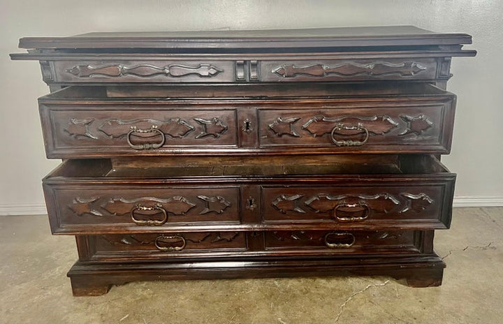 19th C. Italian Walnut Chest of Drawers