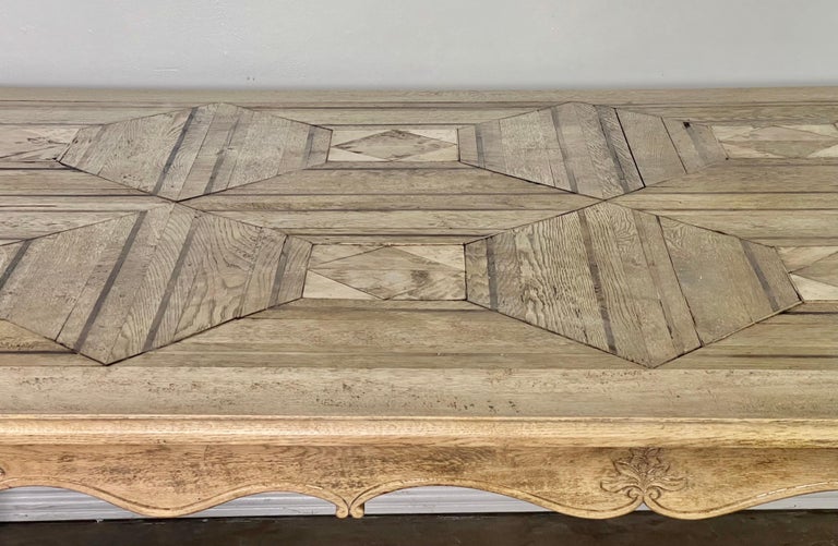 19th Century French Parquetry Dining Table