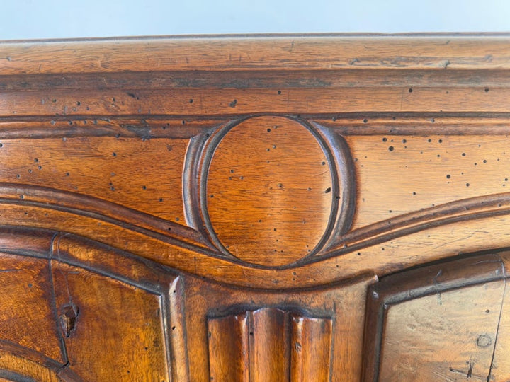 18th Century French Louis XV Provincial Buffet in Solid Walnut