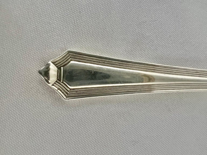 English Sterling Silver Serving Spoon