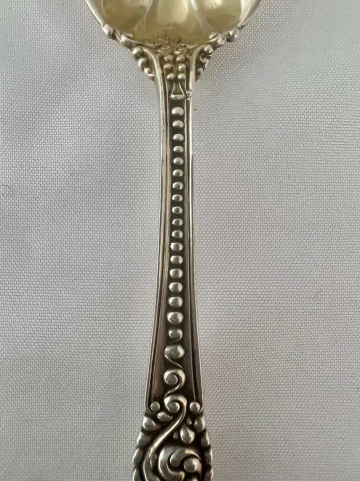 English Sterling Silver Serving Spoon, 1891