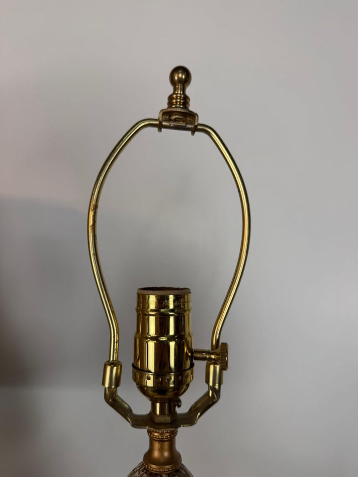 Vintage Italian Mirrored Obelisk Table Lamps, Giltwood, 1940s-50s