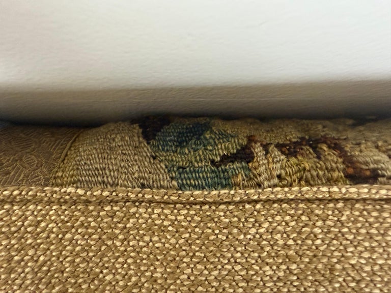 Pair of Pillows with 18th Century French Tapestry Panels by Melissa Levinson