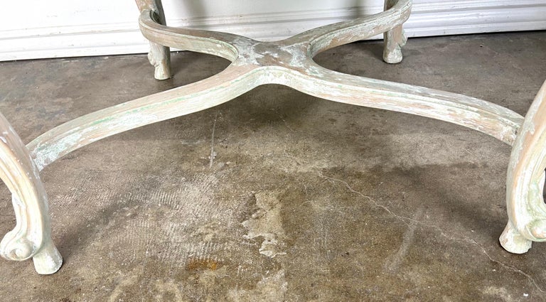 Set of Eight French Louis XV Style Painted Dining Chairs