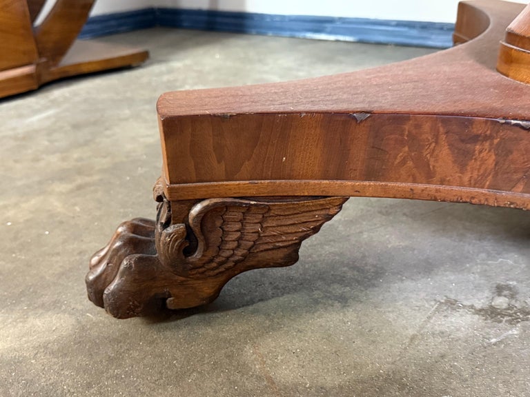 Early 20th C. Davenport Pedestal Table