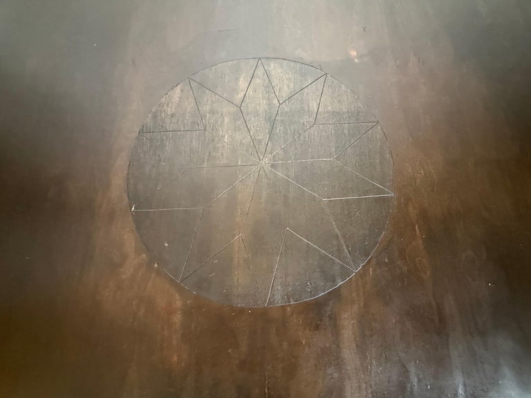 Grand French Louis XVI–Style Oval Dining Table with Gilt Pierced Apron