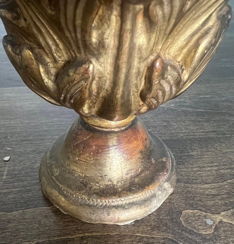 19th Century Italian Gilt Wood Finial