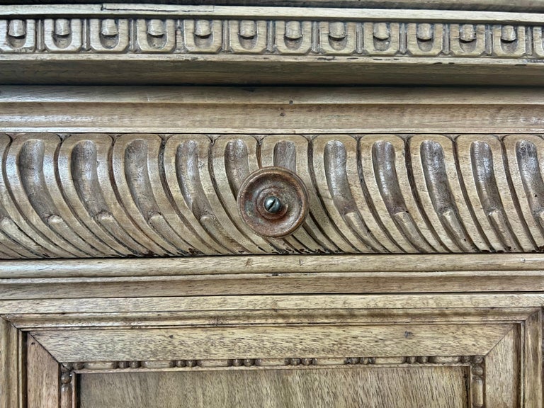 Early 19th Century French Bleached Walnut Credenza