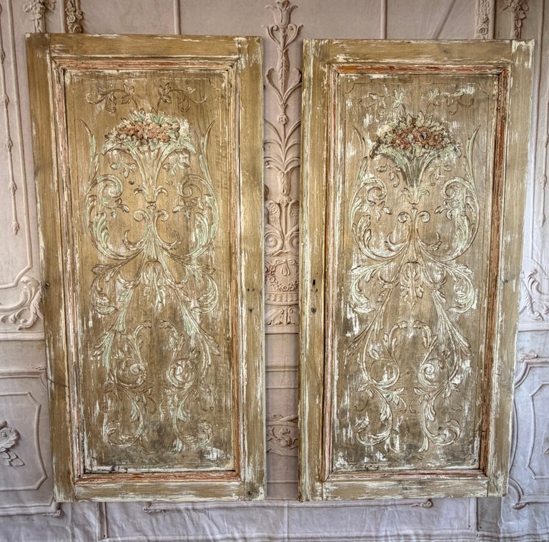Antique French Louis XV Boiserie Panels, Hand-Carved, Circa 1850