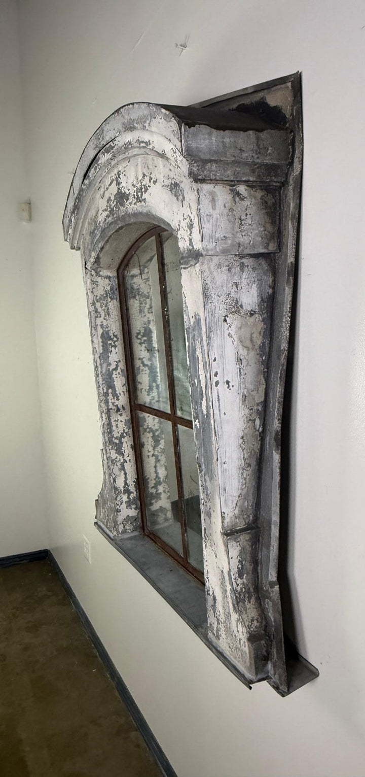 19th C. French Architectural Dormer Mirror