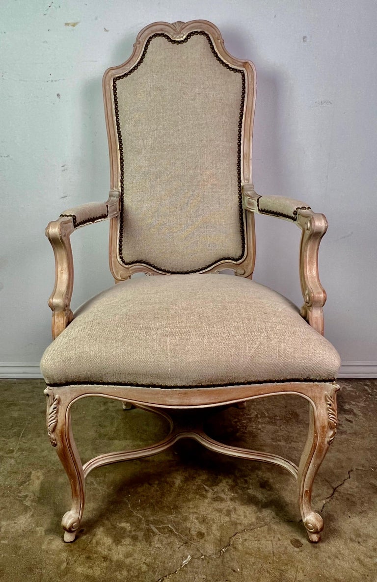 Set of '8' French Louis XV Style Dining Chairs