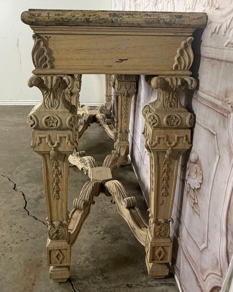 Pair of French Baroque Louis XIV Style Console Tables