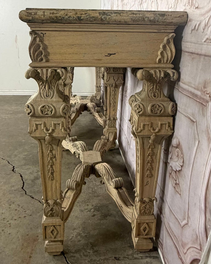 Pair of French Baroque Louis XIV Style Console Tables
