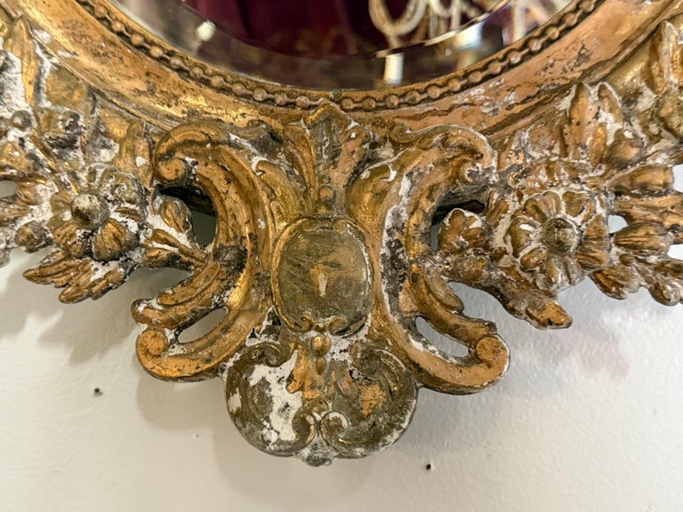 19th C. French Baroque Gilt Mirror