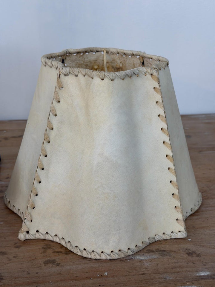 Pair of English Brass Table Lamps - Lion Paw Feet with Original Shades