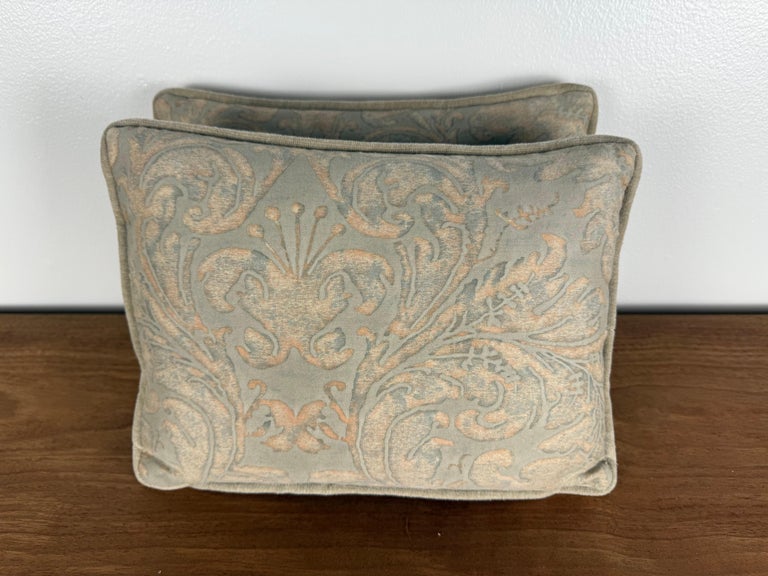 Pair of Petite Authentic Fortuny Pillows
